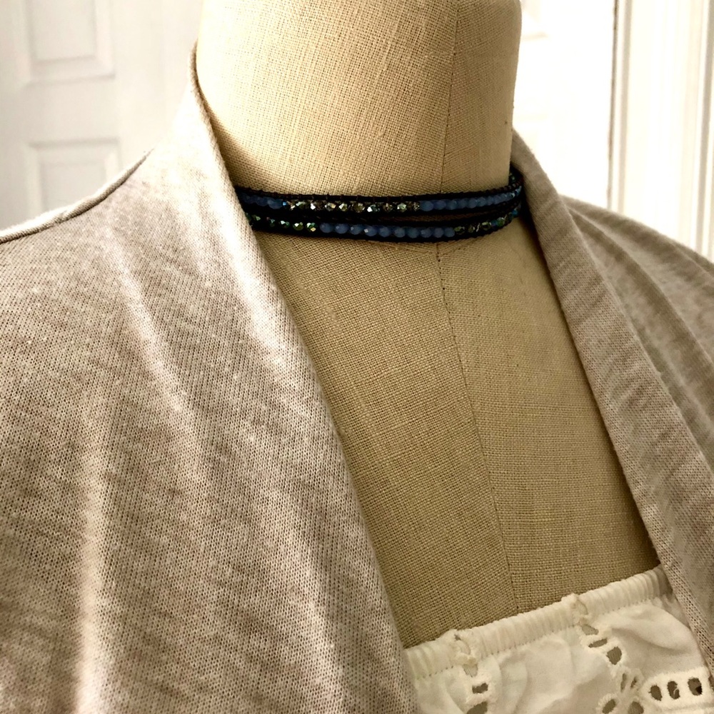 Cool and Light oatmeal color cardigan. Size Small.